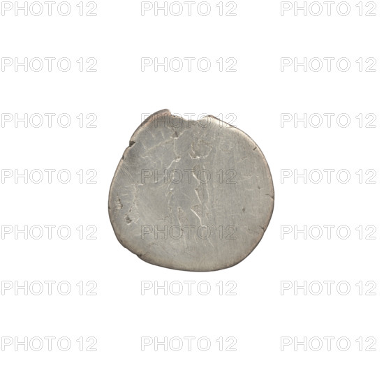 Denarius of Commodus (reigned 177–192). Obverse: Head of Commodus wearing laurel wreath, right, legend 'COMMODVS - AN, V' around. Reverse: Roma standing left, holding Victory in her right hand and a spear in her left, legend 'RP VII - IMP - IIII C' around. Date: 181–182. Roman Empire (27 BC–476). Coin: diameter 17.5 mm, weight 2.28 g, axis 180°.