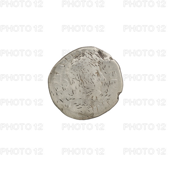 Denarius of Commodus (reign 177–192 CE). Obverse: head of Commodus in laurel wreath facing right, legend COMMODVS - NTON AVG PIVS. Reverse: Pax standing left, holding a torch in her right hand and a cornucopia in her left, with a shield at her feet left; legend PM TR P - VIIII IMP VI COS IIII PP. Rome, 183–184 CE. Roman Empire. Silver coin; diameter ~17–18 mm, weight 2.79 g, axis 0°.