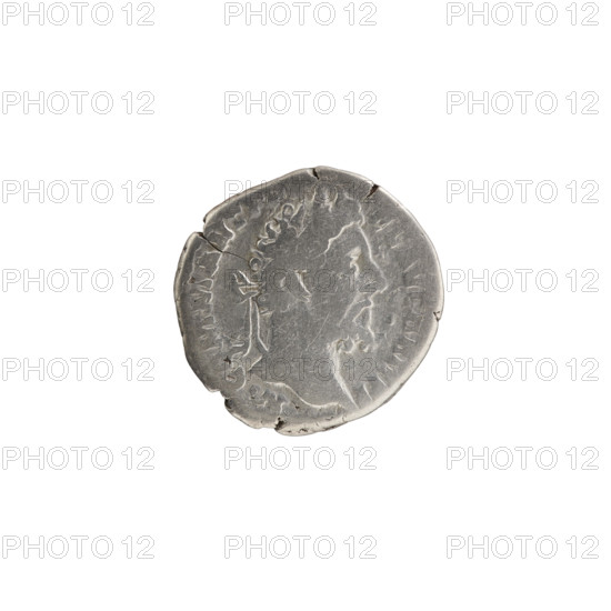 Denarius, Commodus (161–192; Roman emperor 177–192). Obverse: Head of Commodus in laurel wreath facing right, inscription M COMM ANT PF - EL AVG BRIT PP. Reverse: Libertas standing left, holding a liberation cap (pileus) in his right hand and a staff (vindicta) in his left, inscription LIB AVG PM - TR P XV COS VI. Date: 190. Place: Rome, Roman Empire (27 BC–476). Medium: silver coin. Dimensions: diameter 18.0–18.5 mm, weight 2.82 g, axis 180°.