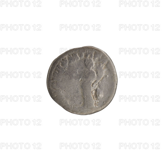 Denarius, Commodus (161–192; Roman emperor 177–192). Obverse: head of Commodus in laurel wreath facing right; legend L AEL AVREL CO - MM, EL. Reverse: Liberalitas (personification) standing left, holding an abacus in his right hand and a cornucopia in his left; legend VG VIII PM TR PX. Date: 192. Roman Empire (27 BC–476), Rome. Coin; diameter 17.0–17.5 mm; weight 2.54 g; axis 180°.