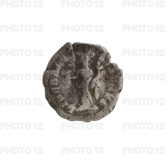 Denarius, personifications, Liberalitas (personification), Septimius Severus (Roman emperor; 146–211) — iconography. Obv.: SEVERVS PIVS AVG. Head of Septimius Severus with laurel wreath facing right, pearl rim. Rev.: LIBERALITAS AVG VI. Liberalitas standing upright, head turned left, holding an abacus in his right hand and a cornucopia in his left, pearl rim. Date: 201–210. Roman Empire (27 BC–476). Rome. Coin. Diameter: 19.0–19.5 mm. Weight: 2.35 g.