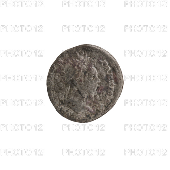 Denarius. Obv.: SEPT·AVG·PARTMAX — Head of Septimius Severus in laurel wreath facing right; pearl rim. Rev.: RESTITVTOR VRBIS — The emperor in military attire stands straight, head turned left; in his right hand he holds a patera above a burning tripod, in his left hand a vertical spear; pearl rim. Date: 198–202. Roman Empire (27 BC–476). Region: East. Medium: coin. Diameter: 17.9–18.4 mm. Weight: 3.06 g.
