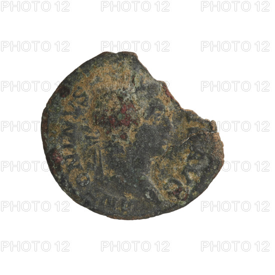 Denarius (anima), Caracalla (188–217; Roman emperor 198–217), issuer. Obv.: ANTONINVS VSAVG — Bust of Caracalla facing right with a laurel wreath, pearl rim. Rev.: LIBERALITAS AV — Liberalitas stands standing, head turned left, holding an abacus in her outstretched right hand and a cornucopia in her left, pearl rim. Date: 201–206. Roman Empire (27 BC–476). Rome. Coin. Diameter: 18.5–19.7 mm. Weight: 2.34 g.