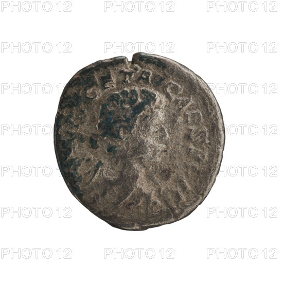 Denarius, Geta (189–212; Roman Emperor 209–212) (Caesar). Obverse: GETA CAESPONT — bust of Geta in paludamentum facing right, pearl rim. Reverse: FELICIT AVG — Felicitas stands upright with head to left, holding a caduceus in her right hand and a cornucopia in her left, pearl rim. Date: 200–202. Roman Empire (27 BC–476). Rome. Coin; diameter ~18.0–18.8 mm; weight 2.65 g.