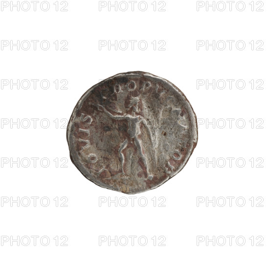 Denarius of Alexander Severus (Roman emperor, 222–235). Obverse: bust of Alexander Severus. Reverse: Jupiter (Roman deity). Roman Empire, 231–235. Rome. Coin; diameter 18.0–19.5 mm, weight 2.55 g.