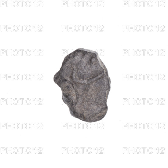 Fragment of a double-sided Drohiczyn seal. On one side a cross with one arm ending in a triangle (an ank cross). On the other side the letter C. 11th–13th century, Drohiczyn, Poland. Seals: guild seals, customs seals, town seals, official seals, customs house seals, seals with a cross.