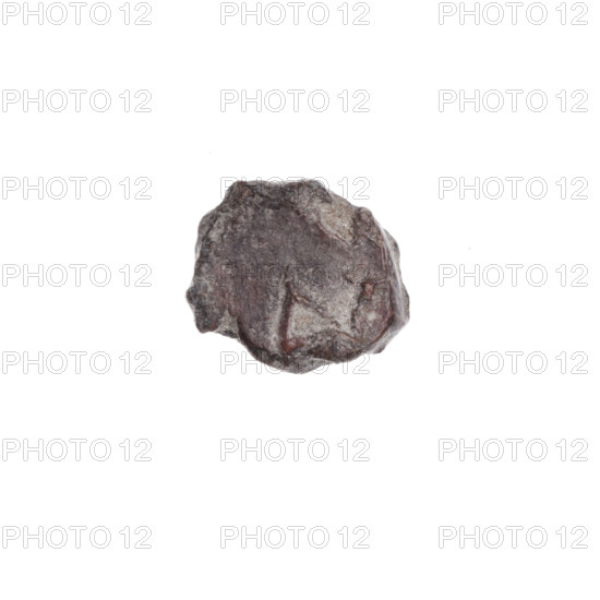 Fragment of a double-sided Drohiczyn seal. On one side, a fragment of a cross with one arm ending in a triangle (ankh cross). On the other side, the letter 'C.' 11th–13th century, Drohiczyn, Poland. Seals: guild seals, town seals, customs seals, seals with a cross, official seals, customs chamber seals.