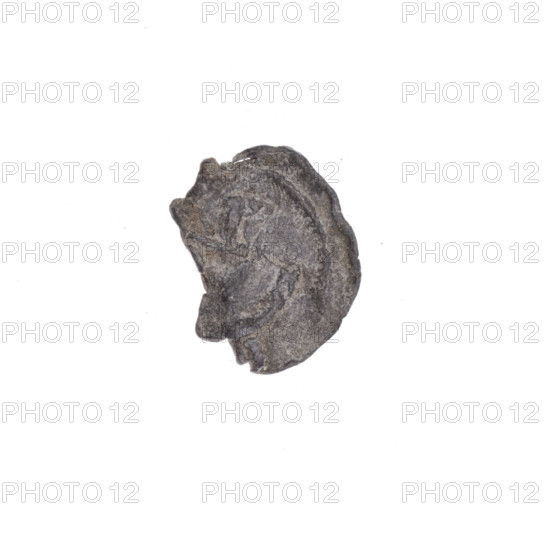 Fragment of a double-sided Drohiczyn seal. Illegible drawing on one side and the other. 11th–13th century. Drohiczyn, Poland. Seals: guild seals, customs seals, town seals, customs chamber seals, official seals.