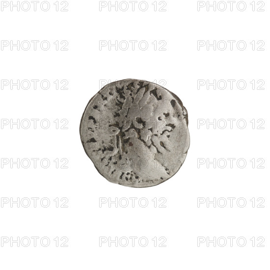 Denarius, Septimius Severus (Roman Emperor; 146–211). Obverse: LSEPTSEVPERT, emperor's head with laurel wreath facing right. Reverse: SECVRITAS, VBL, Securitas seated turned left holding a globe in his right hand (iconography: Securitas, globe attribute). Date: 194–198. Roman Empire (27 BC–476), Rome. Coin; diameter 16.5 mm; weight 3.21 g; axis 0°.