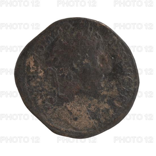 Sestertius of Commodus (161–192 CE). Obverse: laureate head of Commodus facing right; legend L AVREL COMMO DVS AVG TR P III. Reverse: Libertas standing frontally with head turned left, holding a pileus (liberation cap) in her right hand and a vindicta (staff) in her left; inscription around, in fields 178. Roman Empire, Rome. Bronze coin; diameter 31.0–32.0 mm; weight 27.69 g; axis 180°.