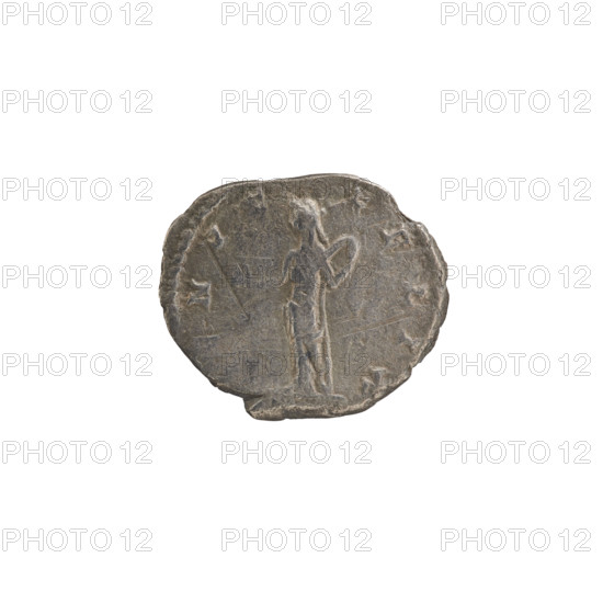 denarius, Julia Domna (ca. 160–217; Roman empress 193–211), Roman Empire; Obv. IVLIA AVG, bust of Julia Domna right, pearl rim; Rv. NV, FELIX, Venus standing left with an apple in right hand, left lifts garment on shoulder, pearl rim; 196–211; Rome; coin: diameter 18.8 mm, weight 1.69 g, axis 0°.