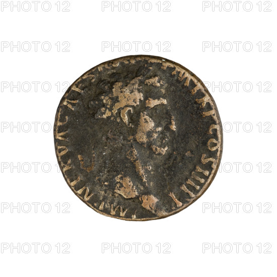 Nerva (Roman Emperor; 96–98) — coin, Roman Empire (27 BC–476), Rome. Obverse: IMP NERVA CAES, PM TR P COS III PP; Nerva's head at right in a laurel wreath. Reverse: CONCOR, RCITVVM; hands clasped; below SC, 97. Diameter ~26.0–26.2 mm, weight 10.60 g, axis 180°.
