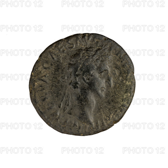 Nerva (Roman Emperor; 96–98) — coin, Roman Empire (27 BC–476), Rome. Obverse: IMP NERVA CAES AVG PM TR P II COS III PP — Nerva's head right, laurel wreath. Reverse: FORTVNA — Fortuna standing left, holding a rudder in her right hand and a cornucopia (horn of plenty) in her left; letters S C on either side. Diameter ~26.4–26.6 mm, weight 10.45 g, axis 180°.