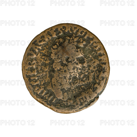 Nerva (Roman Emperor; 96–98). Silver coin, dia. 27.5 mm, weight 9.75 g, axis 180°. Obverse: IMP NERVA CAES AVG PM TR P II COS III PP (poorly legible); Nerva's head right, laureate. Reverse: LIBERTAS PVBLICA (poorly legible); Libertas standing left, holding a pileus in her right hand and a scepter in her left; letters SC on both sides; 97. Roman Empire (27 BC–476), Rome.