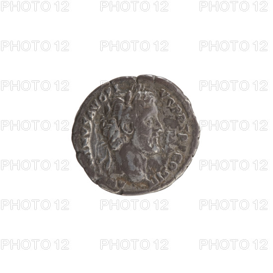 Denarius of Antoninus Pius (86–161; Roman emperor 138–161), c. 140–144. Obverse: head of Antoninus Pius in a laurel wreath facing right, legend ANTONINVS AVG PI - VS PP TR, COS III. Reverse: Clementia standing left, holding a patera in her outstretched right hand and a long scepter in her left, legend CLEMEN - TIA AVG. Personifications; scepters; paterae. Roman Empire, Rome. Coin; diameter 16.0–17.0 mm, weight 2.77 g, axis 180°.