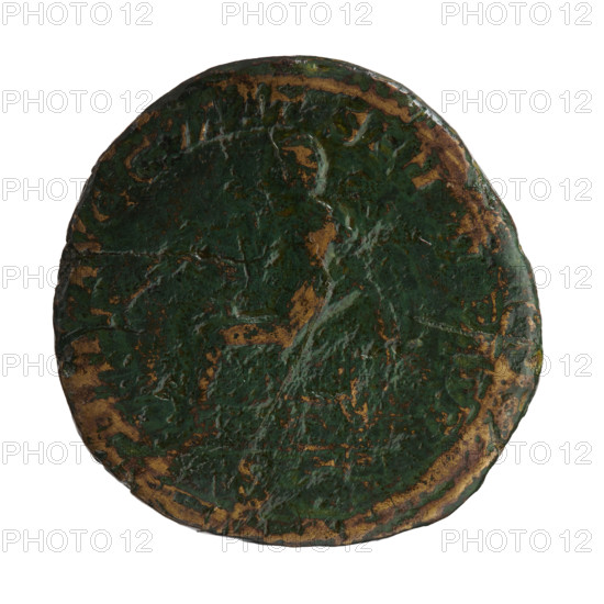 Sestertius of Caracalla (188–217; Roman emperor 198–217) featuring Julia Domna (ca. 160–217; Roman empress 193–211). Obverse: IVLIAPIA FELIX AVG — bust of Julia Domna facing right with pearl rim. Reverse: MAT AVG GM ATS EN; Julia sits facing left holding a branch in her right hand and a scepter in her left, pearl border. Date: 211–217. Medium: Roman coin; diameter 32.2 mm, weight 23.51 g, axis 0 degrees.