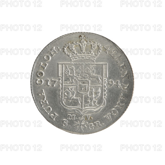 2 gold crown coins of Stanislaw August Poniatowski (King of Poland; 1732–1798), 1794. Obverse: head of Stanislaw August, inscription around rim 'STANISLAUS AUG. D G REX POL. MDL' — pearl border. Reverse: under a crown a five-field coat of arms with Poland (Eagle), Lithuania (Pogon) and the Poniatowski coat of arms (Ciolek); date '17 - 94' at sides; below the shield on a ribbon the Order of the White Eagle; letters 'M. - V.' and '8. - GR.' at sides; rim inscription '42 1/4 EX MARCA - PURA COLON:' — pearl border; diagonally fluted edge. Polish-Lithuanian Commonwealth (1569–1795). Warsaw, Poland. Coin diameters: 28.8 mm and 29.3 mm; weight 9.35 g.