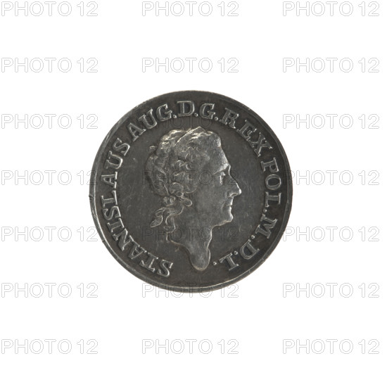 trial crown zloty, Stanislaw August Poniatowski (King of Poland; 1764–1795), Holzhaeusser, Johann Philip (engraver, 1731/1741–1792), Schröder, Justyn (Mintmaster of the Warsaw Mint 1768–1772), Polish coins, crown coins, trial coins, Stanislaw August Poniatowski — iconography, portraits of rulers, minting pot, maxims; Obv.: Head of Stanislaw August turned right, around it a divided inscription at the bottom: STANISLAUS AUG.DGREX POL.MDL -, continuous border. Rev.: Mint crucible, above a semicircular inscription: PROBATUS MELIOR, at the bottom under the line: 1771, continuous border. 1771. Polish–Lithuanian Commonwealth (1569–1795), Warsaw, Poland. Coin, mint hallmark. Diameter: ~21.2–21.3 mm. Weight: 2.94 g.