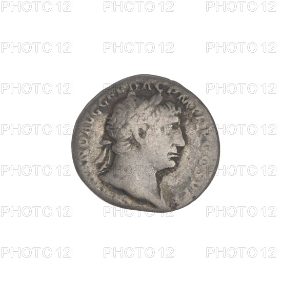Denarius, Trajan (53–117; Roman emperor 98–117). Obverse: head of Trajan facing right, wearing a laurel wreath; rim inscription: IMP TRAIANO AVG GER DAC PM TR P COS VPP. Reverse: Mars walking right, clad only with a loincloth and helmet, holding a bowed spear in his right hand and a trophy on his left shoulder; rim inscription: SPQR OPTIMO PRINCIPI. Date: 103–111. Roman Empire (27 BC–476). Rome. Coin. Weight: 3.12 g.
