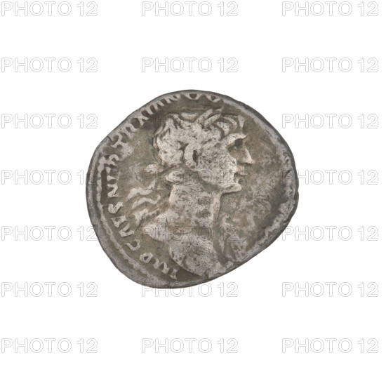 Denarius, Trajan (53–117; Roman emperor 98–117). Obverse: head of Trajan with laurel wreath facing right; rim inscription IMP CAES NER TRAIANO. Reverse: Mars walking right, completely naked, cloak on shoulders, helmet on head, spear in right hand, trophy in left hand resting on left shoulder; rim inscription PM TRP COS, SPQR. Date: 112–117. Roman Empire (27 BC–476). Rome. Coin; weight 3.00 g.