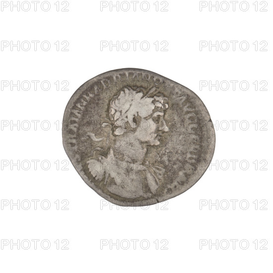 Denarius, Hadrian (76–138; Roman emperor 117–138). Obverse: head of Hadrian right, laurel wreath in hair; rim inscription: IMP CAES TRAIAN HADRIANO AVG DIVI TRA. Reverse: Iustitia seated on a throne left, wearing a long robe with draperies, holding a patera in her right hand and a caduceus in her left; rim inscription: PARTHI, RP COS; in the field inscription: IVSTITIA. 117, Rome, Roman Empire (27 BC–476). Coin; weight 3.42 g.