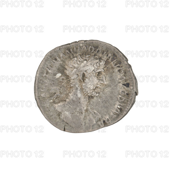 denarius, Hadrian (76–138; Roman emperor 117–138), laurel wreaths, heads, Pietas (personification). Obv.: bust of Hadrian right, laurel wreath in hair; rim inscription: IMP CAES TRAIAN HADRIANO AVG DIVI TRA. Rev.: Pietas standing left, wearing a long robe with draperies, right hand raised, left hand at chest; rim inscription: PARTH F DIVI NER NEP PM TR P COS; on both sides the inscription PIE TAS. 117, Rome, Roman Empire (27 BC–476). Coin, weight 3.62 g.
