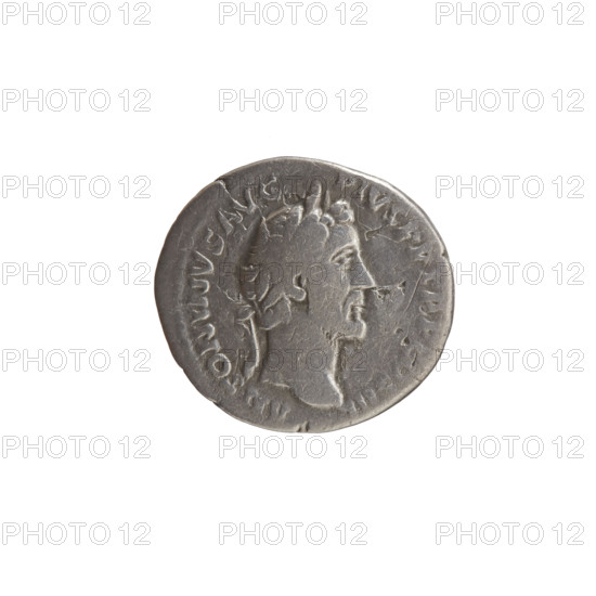 Denarius of Antoninus Pius (86–161; Roman Emperor 138–161). Obverse: Head of Antoninus Pius in laurel wreath facing right, inscription ANTONINVS AVG - PIVS PP TR P COS III. Reverse: Clementia (personification) standing left, holding a patera in her outstretched right hand and a long scepter in her left, inscription CLEMEN-TIA AVG. Issuer: Antoninus Pius. Iconography: personifications, Clementia, scepters, paterae. Date: 140–144. Place: Rome, Roman Empire. Medium: silver coin (denarius). Dimensions: diameters 16.0 mm and 18.0 mm; weight 2.77 g; axis 180 degrees.