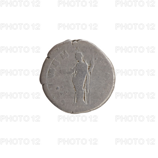Denarius of Antoninus Pius (86–161; Roman Emperor 138–161). Obverse: Head of Antoninus Pius in a laurel wreath facing right, legend 'ANTONINVS AVG - PIVS PP TR P.' Reverse: Clementia (personification) standing left, holding a patera in her outstretched right hand and a long scepter in her left, legend 'CLEMENTIA AV.' Iconography: scepters, Clementia, personifications, paterae. Date: 140–144. Culture/place: Roman Empire, Rome. Object type/material: coin (denarius). Dimensions: diameter 17.0–18.0 mm, weight 3.02 g, axis 180°.