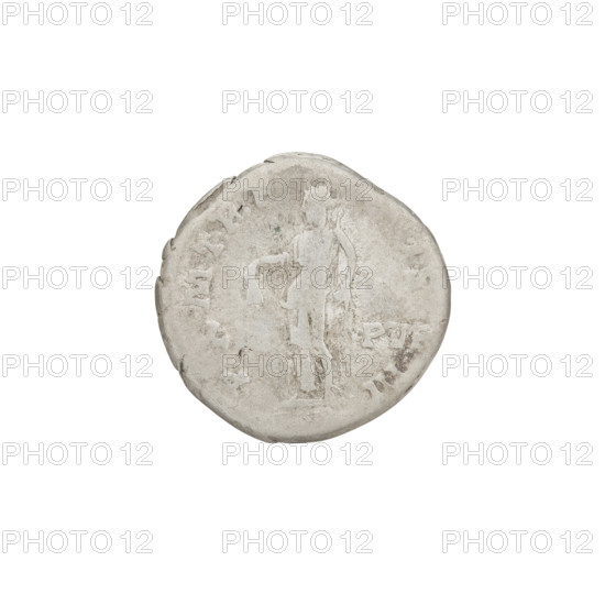 Denarius, Hadrian (76–138; Roman emperor 117–138). Obverse: bust of Hadrian right, laurel wreath in hair; rim inscription SARTRAIANHADRIANVSAVG. Reverse: Libertas standing left, wearing a long robe with draperies, holding a pileus (Phrygian cap) in her right hand and a sceptre in her left; rim inscription PM TR, OS III; on both sides of the figure, letters LIB PVB. 119–122 CE, Rome, Roman Empire (27 BCE–476 CE). Coin; weight 3.25 g.