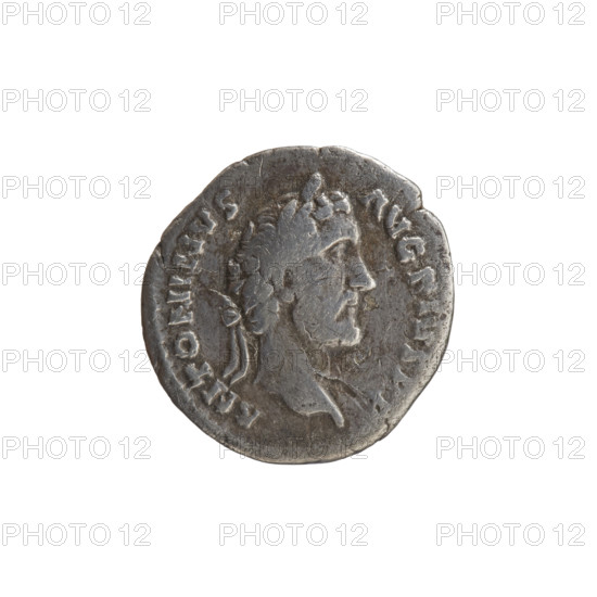 Denarius of Antoninus Pius (86–161; Roman emperor 138–161). Obverse: Head of Antoninus Pius in a laurel wreath facing right, inscription ANTONINVS · AVG · PIVS · PP. Reverse: Italy personified seated on a globe facing left, holding a cornucopia in her right hand and a scepter in her left, inscription TR · POT · COS · III with exergual mark LIA. Date: 140–144. Roman Empire, Rome. Coin (silver). Diameter 17.0–17.5 mm, weight 2.51 g, axis 225°.