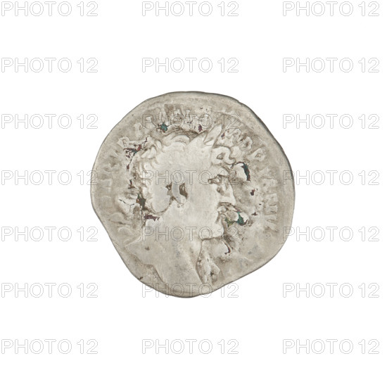 Denarius, Hadrian (76–138; Roman emperor 117–138). Silver coin, weight 3.05 g. Obverse: bust of Hadrian facing right, laurel wreath in hair; rim inscription TRAIANHADRIANVSAVG. Reverse: Liberalitas (personification) seated left on a platform, holding a tessera in her right hand; a citizen (or Hadrian) standing before the platform; rim inscription S III. Circa 119–122, Rome, Roman Empire (27 BC–476).