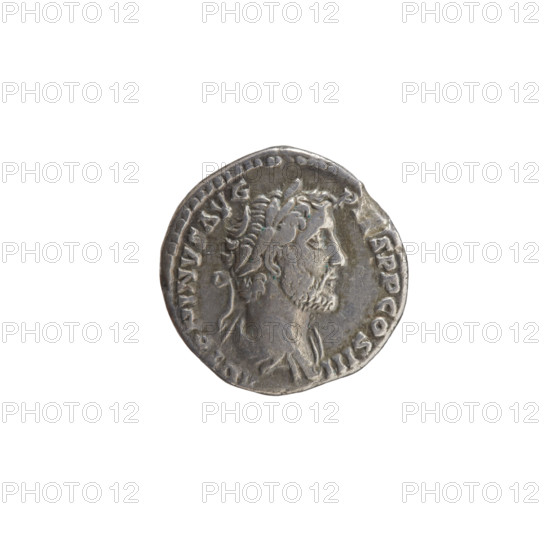 Denarius, Antoninus Pius (86–161; Roman Emperor 138–161) — issuer; personifications: Victoria. Obverse: Bust of Antoninus Pius in laurel wreath and drapery facing right, legend ANTONINVS AVG - P, S PP COS III. Reverse: Victoria standing left, holding a wreath in her right hand and a palm branch in her left, legend IMPER A - TOR II. Date: 143–144. Roman Empire; Rome. Coin — diameter 17.0–17.5 mm; weight 2.90 g; axis 210°.