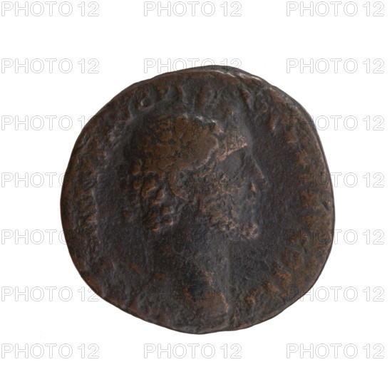 Antoninus Pius (86–161; Roman emperor 138–161), issuer; personifications. Obverse: head of the emperor in a laurel wreath facing right, inscription ONINVS AVG PI - , COS III. Reverse: Libertas stands left, holds a liberation cap (pileus) in his right hand and a staff (vindicta) in his left, inscriptions MP, A - TOR II, in the LIBE section, in the S - C. Fields: 143–144 CE, Roman Empire (27 BC–476), Rome. Coin; diameter 25.0–26.0 mm, weight 9.05 g, axis 0°.