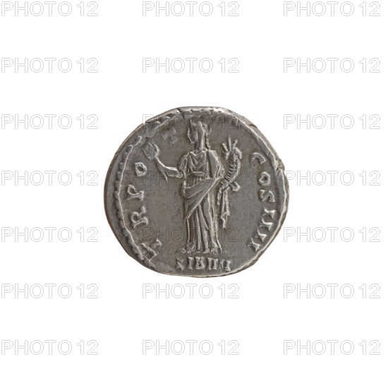 Denarius, Antoninus Pius (86–161; Roman emperor 138–161), issuer. Obverse: head of Antoninus Pius in a laurel wreath, with drapery on the left shoulder, facing right; inscription ANTONINV–AVG PIVS PP. Reverse: Liberalitas stands left, holding an abacus in the right hand and a cornucopia in the left; inscription TR P O–, – COS IIII. Iconography: Liberalitas (personification) with abacus and cornucopia. Episode LIB II, I, 145–161. Roman Empire (27 BC–476), Rome. Coin. Diameter 16.5–18.0 mm, weight 3.50 g, axis 15°.