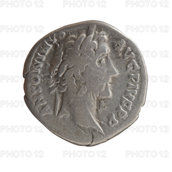 Denarius of Antoninus Pius (86–161; Roman emperor 138–161). Obverse: Head of Antoninus Pius in a laurel wreath facing right, legend ANTONINVS • AVG • PIVS • PP. Reverse: Liberalitas standing left, holding an abacus in his right hand and a cornucopia in his left, legend TR POT COS IIII (or similar). Iconography: Liberalitas (personification), cornucopia. Date/style: Roman Empire, 145–161 CE. Medium/function: coin. Diameter 17.5 mm; weight 3.20 g; axis 210°.