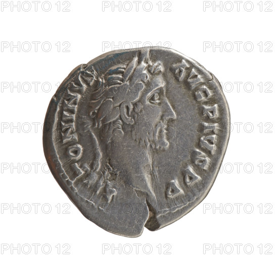Denarius, Antoninus Pius (86–161; Roman emperor 138–161), issuer: Antoninus Pius. Obverse: head of Antoninus Pius in a laurel wreath facing right, inscription ANTONINVS • AVG • PIVS • PP. Reverse: Liberalitas standing left, holding an abacus in his right hand and a cornucopia in his left, inscription TR POT • COS IIII; legend includes LIB IIII. Iconography: Liberalitas with abacus and cornucopia; personification. Date: 145–161 CE, Roman Empire (27 BC–476). Material: silver coin (denarius). Diameter: 17.0–17.5 mm. Weight: 3.05 g. Axis: 195°.
