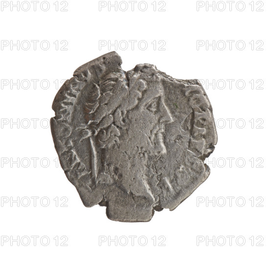 Denarius, Antoninus Pius (86–161; Roman emperor 138–161), issuer; obverse: head of Antoninus Pius in a laurel wreath facing right, inscription ANTONINVS G PIVS PP; reverse: Liberalitas standing left, holding an abacus in his right hand and a cornucopia in his left, inscription TR PO–T–COS; iconography: Liberalitas (personification), cornucopias; episode IB II, 145–161; Roman Empire (27 BC–476), Rome; coin; diameter 16.5–17.5 mm; weight 2.67 g; axis 210°.