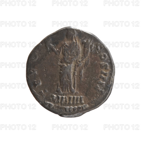 Denarius, Antoninus Pius (86–161; Roman emperor 138–161), issuer: personifications — Liberalitas with abacus and cornucopia. Obverse: Head of Antoninus Pius in a laurel wreath facing right, legend ANTONINVS · AVG P[IVS] · P[ATER] · P[ATRIAE]. Reverse: Liberalitas standing left, holding an abacus in his right hand and a cornucopia in his left, legend TR · P[OTESTAS] · COS IIII; episode LIB IIII, 145–161. Roman Empire (27 BC–476), Rome. Coin: diameter 17.0–17.5 mm, weight 2.90 g, axis 195°.