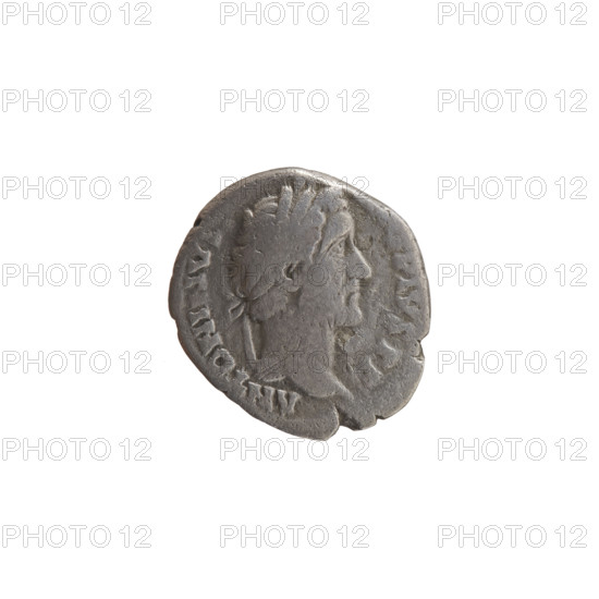 Denarius of Antoninus Pius (86–161; Roman emperor 138–161). Obverse: head of Antoninus Pius in a laurel wreath to the right, inscription 'ANTONINVS - G PIVS PP' around. Reverse: winged lightning bolt lies on the throne (pulvinar), inscription 'COS - IIII' around; iconography includes lightning above the throne and thrones/lightning bolts. Date: 145–161 CE. Roman Empire, Rome. Coin: diameter 16.5–18.0 mm, weight 3.00 g.