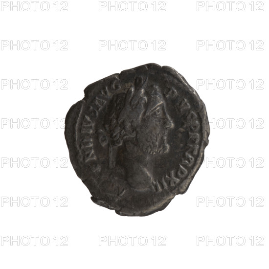 Denarius of Antoninus Pius (reigned 138–161 CE). Obverse: Head of Antoninus Pius in a laurel wreath facing right, inscription ONINVS AVG - PVS PP TR P XII. Reverse: Aequitas standing left, holding scales in his outstretched right hand and a cornucopia in his left, inscription C - OS - IIII. Date: 148–149 CE. Roman Empire, Rome. Coin; diameter 18.0–19.0 mm; weight 3.00 g; axis 195°.