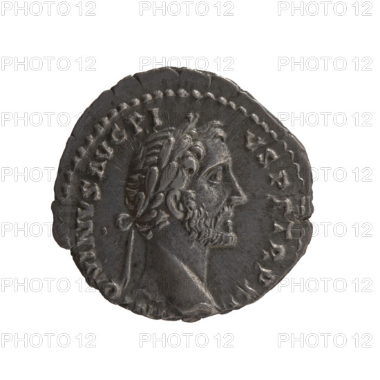 Denarius of Antoninus Pius (86–161; Roman emperor 138–161), issuer: Antoninus Pius. Obverse: Head of Antoninus Pius in a laurel wreath facing right, inscription 'ONINVS AVG PI - VS PP TR P XI.' Reverse: Aequitas standing left, holding scales in his outstretched right hand and a cornucopia in his left, inscription '- OS - IIII.' Date: 148–149. Roman Empire, Rome. Coin; diameter 17.5–18.5 mm, weight 3.31 g, axis 0 degrees.