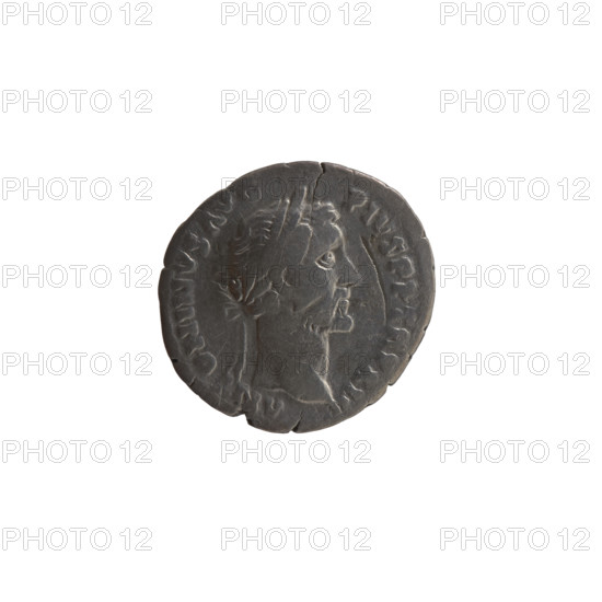 Denarius of Antoninus Pius (reigned 138–161). Obverse: head of Antoninus Pius in laurel wreath facing right, legend 'ANONINVS AVG - PIVS PP TR P XII'. Reverse: Felicitas standing left, holding a long caduceus in her right hand and a cornucopia in her left, mintmark 'S - IIII'. Date: 148–149. Roman Empire, Rome. Coin; diameter 17.0–18.5 mm, weight 2.90 g, axis 180°.