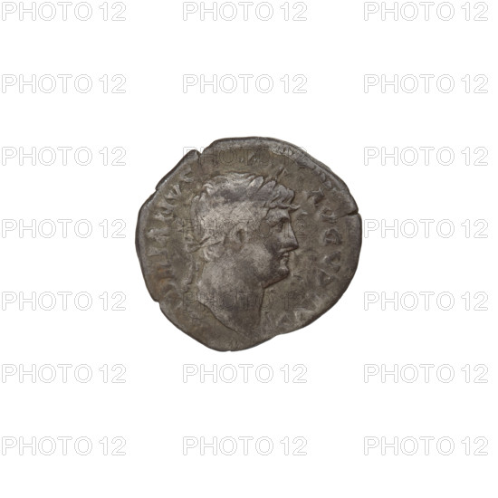 Denarius, Hadrian (76–138; Roman emperor 117–138). Obverse: head of Hadrian in laurel wreath facing right; rim inscription HADRIANVS AVGVSTVS. Reverse: Libertas standing left, wearing a long robe, holding a pileus in her right hand and a long sceptre in her left; rim inscription COS III. 125–128 CE. Rome, Roman Empire. Coin; weight 2.51 g.