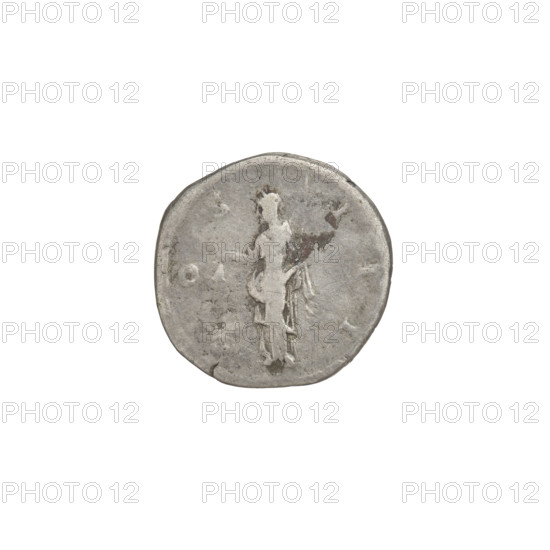 Denarius, Hadrian (76–138; Roman emperor 117–138). Obverse: head of Hadrian in laurel wreath facing right; rim inscription HADRIANVS AVGVSTVS. Reverse: Libertas standing left, wearing a long robe, holding a pileus in her right hand and a long sceptre in her left; rim inscription COS III. Date: 125–128. Rome, Roman Empire (27 BC–476). Coin; weight 3.10 g.