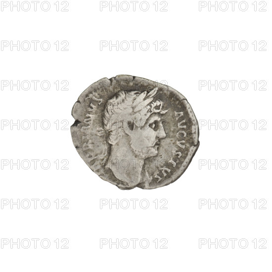 Denarius, Hadrian (76–138; Roman emperor 117–138). Obverse: head of Hadrian in laurel wreath facing right; rim inscription: HADRIANVS AVGVSTVS. Reverse: Spes walking left, holding a flower in her raised right hand, lifting her robe with her left hand; rim inscription: COS III. Date: 125–128. Place: Rome, Roman Empire (27 BC–476). Material: coin; weight: 3.30 g.