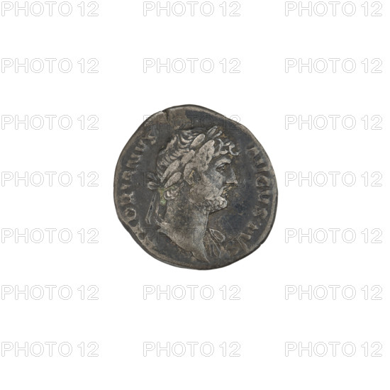 Denarius, Hadrian (76–138; Roman emperor 117–138). Obverse: head of Hadrian in laurel wreath facing right; rim inscription HADRIANVS AVGVSTVS. Reverse: Spes walking left, holding a flower in her raised right hand, lifting her robe with her left hand; rim inscription COS III. 125–128 CE, Rome, Roman Empire (27 BC–476). Coin; weight 3.05 g.