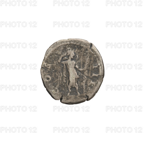 Denarius, Hadrian (76–138; Roman emperor 117–138). Obverse: head of Hadrian in laurel wreath facing right; rim inscription HADRIANVSAVGVSTVS. Reverse: Victoria with wings standing right, wearing a robe reaching only to the waist, right hand on her head, left hand holding a large palm leaf; rim inscription COS III. Date: 125–128. Place: Rome, Roman Empire (27 BC–476). Material: coin. Weight: 3.00 g.