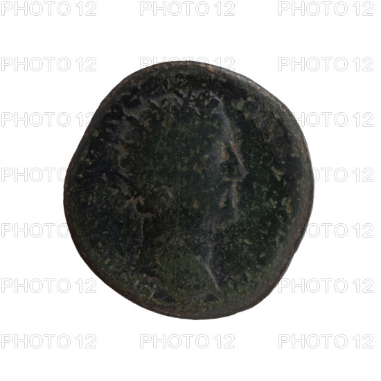 Dupondius; Antoninus Pius (86–161; Roman emperor 138–161), issuer; obverse: head of Antoninus Pius in radiant crown facing right, inscription ANTONINVS AVG - PIVS P, XII; reverse: Aequitas standing left holding scales in right hand and a cornucopia in left; legends S - II with S - C in the fields; iconography: radiant crown, Aequitas and personifications, cornucopias, scales; dated 148–149; Roman Empire (27 BC–476), Rome; coin (bronze), diameter 25.0–26.0 mm, weight 11.15 g, axis 345°.