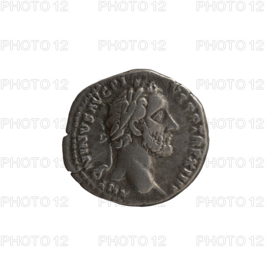 Denarius of Antoninus Pius (86–161; Roman emperor 138–161), issuer: Antoninus Pius. Obverse: Head of Antoninus Pius in a laurel wreath facing right, inscription 'ANTONINVS AVG PIVS PP TR P XIIII'. Reverse: Felicitas (personification) standing left, holding a long caduceus in her right hand and a cornucopia in her left, inscription 'C O S IIII'. Date: 150–151. Roman Empire, Rome. Coin: diameter 17.0–18.0 mm, weight 3.00 g, axis 180°.