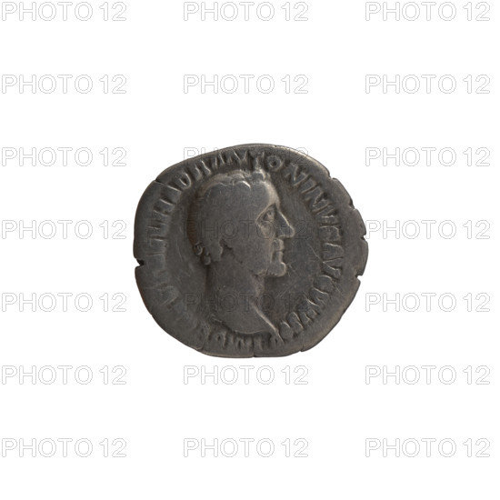 Denarius of Antoninus Pius (86–161; Roman emperor 138–161). Obverse: head of Antoninus Pius bare, facing right; inscription IMP CAES T AEL HADR ANTONINVS AVG PIVS PP. Reverse: Pax standing left, holding a branch in right hand and a long scepter in left; inscription XIIII • C OS IIII. Episode dated 150–151. Roman Empire, Rome. Coin. Diameter 16.0–18.0 mm, weight 3.22 g, axis 180°.